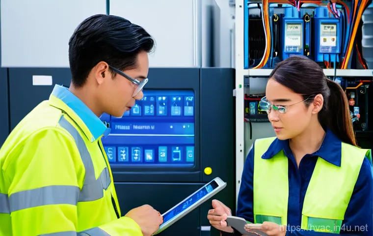 공조냉동기계기사로서의 첫 직장 선택 - **Prompt 1: A Young Engineer's Crossroads**
    A determined young adult, appearing to be in their e...