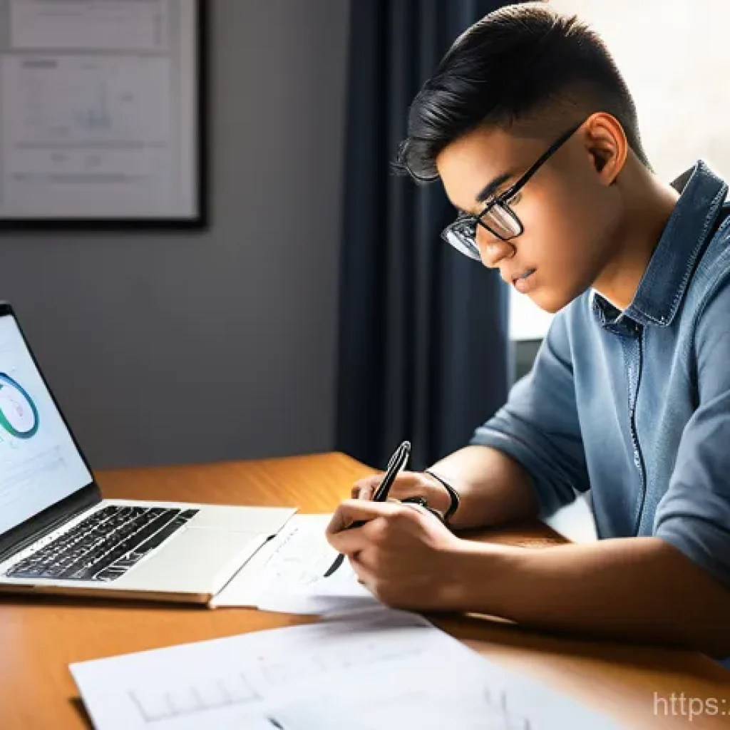 공조냉동기계기사 필기시험에서 자주 출제되는 문제 - A focused young adult, dressed in casual yet neat clothing, is deeply engrossed in studying for the ...